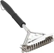 VINTORKY 1pc BBQ Cleaning Brush Shovel Multi-Functional Grill Tool for Outdoor Barbecue Wire Brush for BBQ Residue Removal