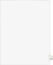 Individual Legal Exhibit Avery(R) Style Dividers 24 Side Tab 8.5x11in 25 Sets/PK