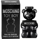 MOSCHINO TOY BOY 黑熊 玩偶男孩 男性淡香精 5ML 沾式小香水EAU DE PARFUM MEN