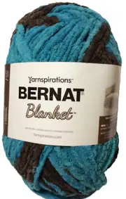 Bernat Blanket Yarn 10.5oz Skein “Mallard Wood”