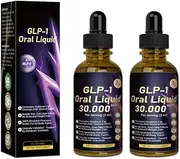 Dormoran GLP-1 Peptide Complex Serum, Dormorna GLP-1 Liquid Peptide Complex Serums, GLP-1 Drops, Relief of Skin Strain, for All Body Types (2 x 30 ml)