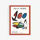 Joan Miro Numero 100 Exhibition 1980 Poster Retro Wall Art Print.