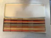 Vintage NIB Colonial Candle of Cape Cod 12 Flower Tapers Earth Tones 14.5”