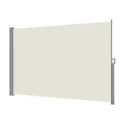 Side Awning Sun Shade Outdoor Blinds Retractable Screen 2X3M Cream