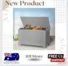 Levede Kids Toy Box Storage Chest Cabinet Container Clothes Organiser Grey