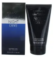 Cool Water Night Dive by Davidoff for Men Shower Gel 5 oz. New in Box