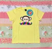 在飛比找Yahoo!奇摩拍賣優惠-正版 Paul frank 大嘴猴 男童 女童 S 黃色 印