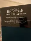 Eminence Luxury Collection Single Bed Fitted Sheet - Teal Fitted Sheet - New