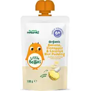 Little Bellies Organic Banana Pineapple & Coconut Rice Pudding 100g