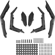 Super Extended Fender Flares Compatible With Can-Am Maverick X3 1000 Max 2017 2018 2019 2020 2021 2022 2023 2024 Mud Guards OE 715002973