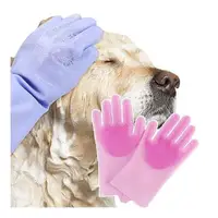在飛比找森森購物網優惠-【ENJOY LIFE 樂享生活】寵物洗澡刷手套(貓狗洗澡 