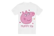 Peppa Pig Mens Mummy Pig T-Shirt (White) - UTTV5153
