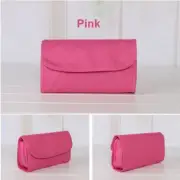 Pink Travel Organiser Toiletries Purse Storage Cosmetic Makeup Washable Bag