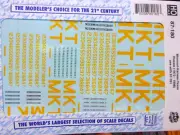 Microscale Decal HO #87-180 Missouri-Kansas-Texas (MKT) Diesels