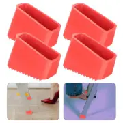 4 Pcs Non-slip Mat Ladder Leg Protector Cover Miss Office Step Caps Rubber Feet