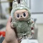 POP MART# LABUBU# The Monsters Macaron Series Acrylic Protective Cover Doll Case