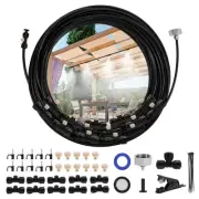 Misting Cooling System Kit, 50FT Misting Line + 10 Brass Mist Nozzles + Brass...
