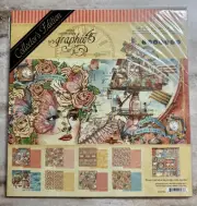 Graphic 45 **IMAGINE** 12x12 COLLECTION PACK & Stickers 2023 Steampunk NEW