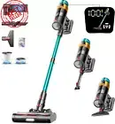 550W Cordless Vacuum Cleaner, 45KPA, 70Min Runtime, Anti-Tangle, Charging Dock