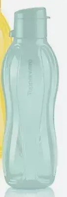 Tupperware Water Bottle with Liquid Tight Pour Seal Mint Green New
