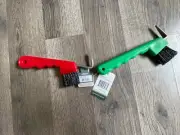 Jack's Inc hoof pick with brush NEW One Green One Red