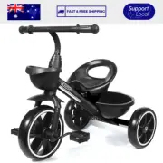 Tricycle Ride 4 In 1 Trike Stroller Toy Pram Bike Kids Game Fun 18months -4years