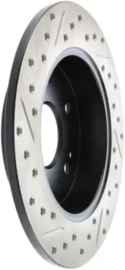 StopTech for 06-09 Honda Civic Ex/Si Slotted & Drilled Left Rear Rotor - st127.4 (for: Honda Civic)