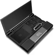 C350D USB3.1 Multifunctional Card Reader Type-C+USB+Micro USB Ports SD/TF Dual-Slot for Phone Laptop with Storage Case Multicolor107 One Size