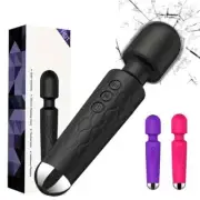 Vibrator G-Spot Clitoris Stimulator Dildo AV Wand 20 Modes Women Sex Toy