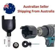 Electric Fence Fencing Muti Insulators Screw tool adaptor Drill bit Spinner - AU