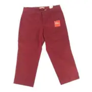 Dockers Truly Slimming Dark Pink Capri Pants