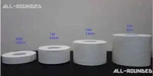 {買多特價優惠} All-ROUNDED運動白貼(0.5~2.0吋)、皮膚膜