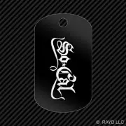 So Cal Keychain GI dog tag engraved many colors Pride Represent SoCal