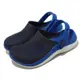 Crocs 休閒鞋 Literide 360 Clog K 童鞋 中童 深藍 青花瓷藍 基本款 涼拖鞋 2070214KB