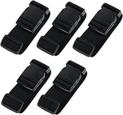 FRCOLOR 5Pcs Adjustable Luggage Strap Durable Packing Straps for Suitcases Easy to Use Travel Belt with Buckle for Bags Tents and More Lightweight Design