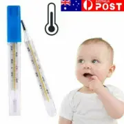 Mercury Free Adult Kids Thermometer Scale Traditional Glass Clinical Accuracy AU