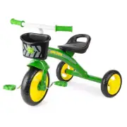 John Deere Green Steel Ride-on Trike Toy