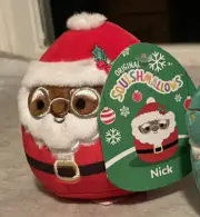 Squishmallows Christmas Holiday 4 Inch Santa Nick NEW