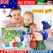 Funny Santa Bubble Blowing Machine Santa Claus Bubble Maker Toy TO