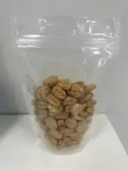 Clear Transparent Stand Up Doy Pouches, Zip Seal Food Safe Zipper Bags (500 pcs)