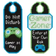 Herrschners® Gamer at Play Door Hangers Plastic Canvas