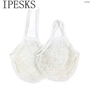 Green portable cotton net baG shoppinG baG supermarket shop