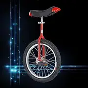 FREEZYMAN Unicycle for Adult 24 inch, Large Unicycle for Men/Women/Big Kids/Teens, One Wheel Bike with Steel Frame & Alloy Rim, Loads 200kg/440lbs ( Color : Red )