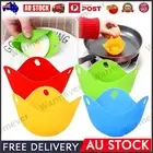 1-4 Pack Poached Egg Maker Egg Cooker Non Stick Silicone Egg Poaching Moulds Cup