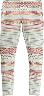 [Burton] Women's Lightweight Base Layer Pant, Aqua Gray Revel Stripe, X-Small