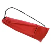 Waterproof Oxford Badminton Racquet Cover Bag with Drawstring, Red