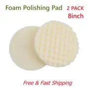 2PCS 8In Car Buffing Pad Polishing Pad Paint Shop Coating and Surface Repair Pad