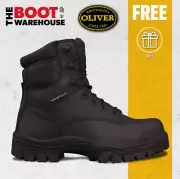 Oliver Work Boots, 45645, Lace-Up, Non-Metal Toe Cap Safety