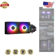 Efficient Aqua Elite 240mm AIO Cooler - Easy Installation for Intel/AMD Systems