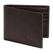 Genuine Top Grain Leather Wallet for Men, 100% Real Leather Bifold Billfold R...